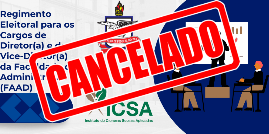 Regimento Eleitoral - FAAD/UFPA - CANCELADO